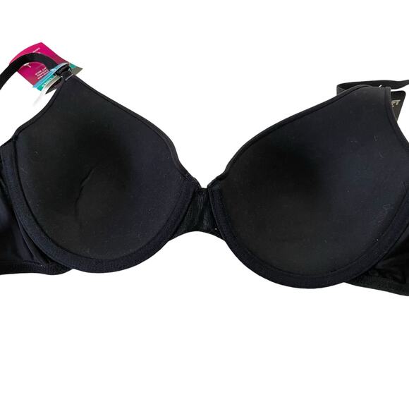 Maidenform Womens Bra Size 36C Lightly Lined Demi T Shirt Bra Underwire Black - Picture 5 of 12